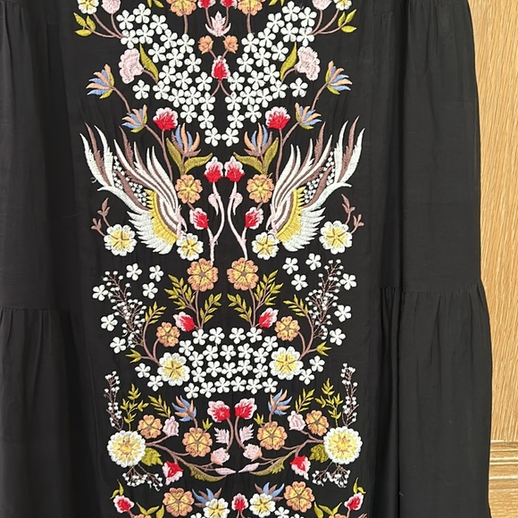 Anthropologie Jacaranda Tiered Embroidered Maxi Dress. Perfect condition. - Picture 5 of 8